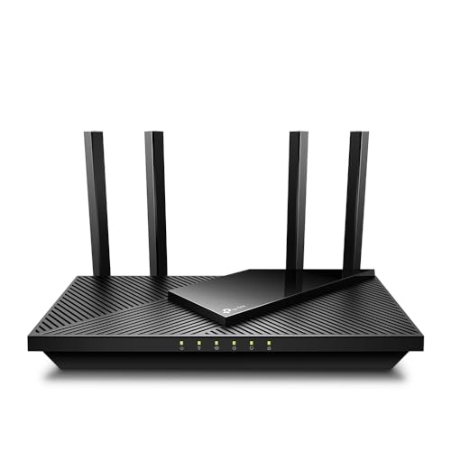 TP-Link AX1800 WiFi 6 Router V4 (Archer AX21) – Dual Band Wireless Internet, Gigabit, Easy Mesh, Works with Alexa - A Certified for Humans Device