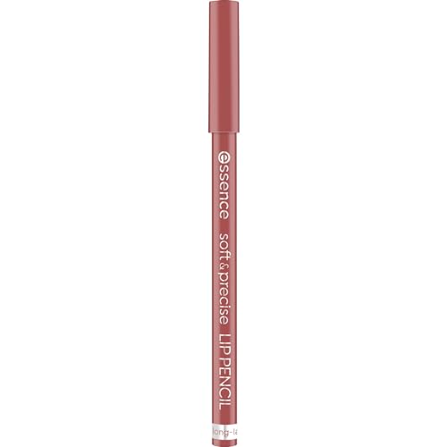essence cosmetics soft & precise LIP PENCIL, Lippenkonturenstift, weich & präzise, langanhaltend, Nr. 03 bold, braun, langanhaltend, farbintensiv, natürlich, vegan, Nanopartikel frei (0,78g)