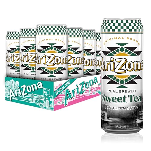 AriZona Sweet Tea - Big Can, 22 Fl Oz (Pack of 12)
