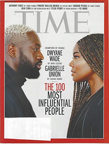 Time Magazine Oct. 5 / Oct. 11, 2020: The 100 Most Influential People with Dwyane Wade and Gabrielle Union Cover