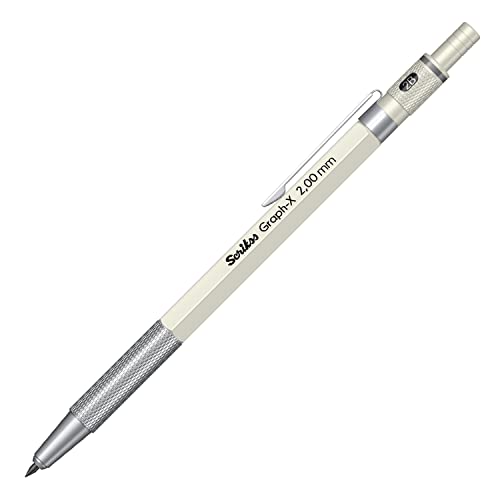 Scrikss Graph-X Series Mini taille-crayon amovible en laiton ivoire 2 mm