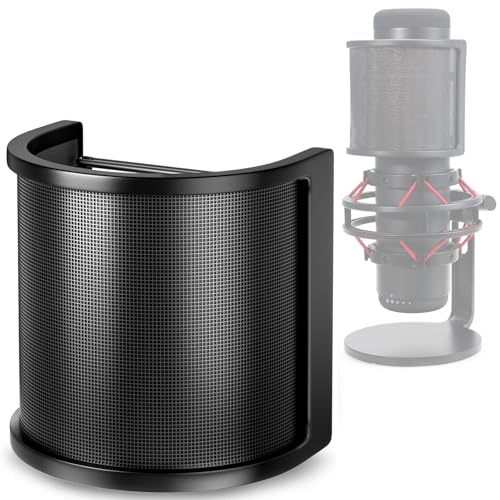 QuadCast Popschutz - Mikrofon Popschutz Windschutzs für HyperX QuadCast, Hyper X QuadCast S & Hyper X ProCast Pop Filter Schallschutz Reduzieren Hintergrund Geräusche von YOUSHARES