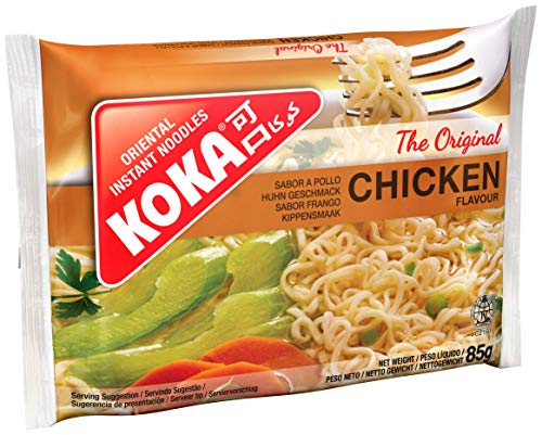 Koka Original Chicken Flavour Oriental Style Instant Noodles, 85 g (Pack of 30)
