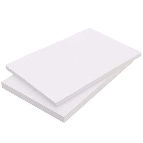 Eclet Lot de 20 feuilles de papier à dessin ivoire format A4, 300 g/m², finition lisse, blanc, 41,9 x 20 cm