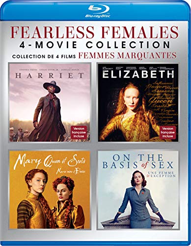 Fearless Females 4-Movie Collection (Harriet / Elizabeth / Mary Queen of Scots / On the Basis of Sex) [Blu-ray]