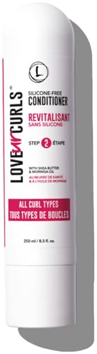 Love Ur Curls - Deep Curl Conditioner, Hydrating for Dry Damaged Hair, for Curly, Wavy, or Kinky Coily Hair, Vegan and Silicone Free, 250mL