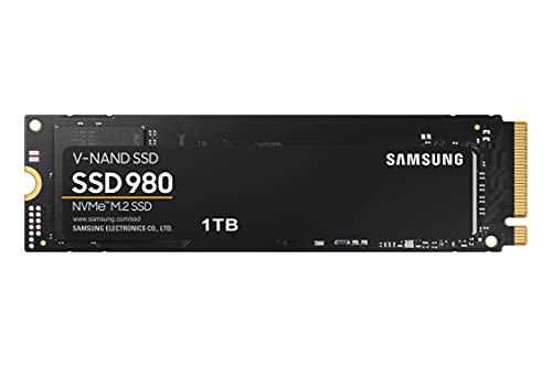SAMSUNG 980 SSD 1TB PCle 3.0x4, NVMe M.2 2280, Internal Solid State Drive, Storage for PC, Laptops, Gaming and More, HMB Technology, Speeds of up-to 3,500MB/s, MZ-V8V1T0B/AM [Canada Version]