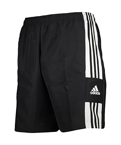 adidas Men's Squadra 21 Woven Shorts, Black/White, L