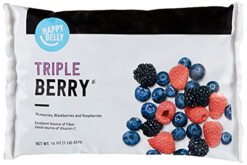 Amazon Brand - Happy Belly, Triple Berry Mix, 16 oz