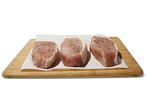Dubreton Organic Boneless Pork Loin Chops, 12 OZ