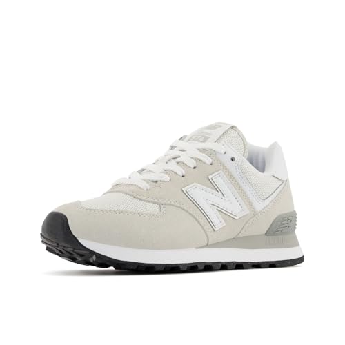 New Balance womens 574 Core Sneaker, Nimbus Cloud/White, 6.5 US