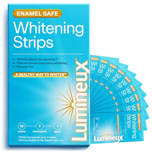 Lumineux Teeth Whitening Strips 7 Treatments - Enamel Safe for Whiter Teeth - Whitening Without the Sensitivity - Dentist Formulated and Certified Non-Toxic - Sensitivity Free