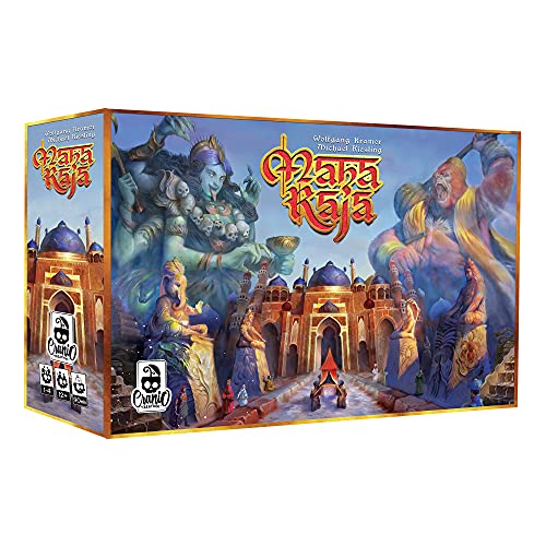 Maharaja Board Game New Edition | Complex Area Control Game | Competitive Strategy Game for Adults and Teens | Ages 12+ |1-4 Players | Average Playtime 90 Minutes | Made by Cranio Creations