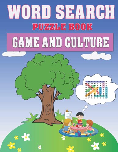Word Search Puzzle Book Game and Culture: word search book, game and culture for adults and kids, puzzle mars books for kids