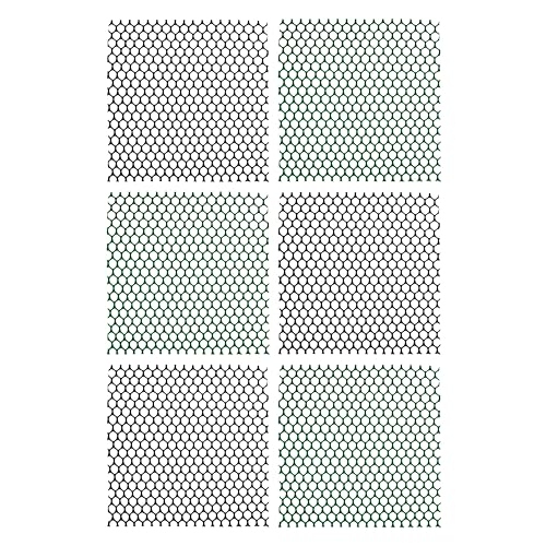 Drying Mat for Cheese - Pack of 6 - Cheese Making Black Mat - Cheese Ripening and Draining Mesh