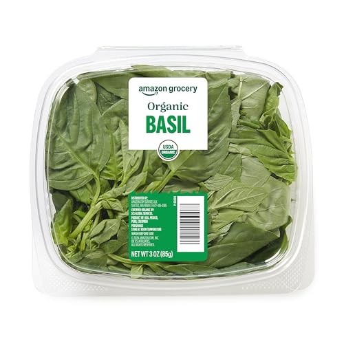 Amazon Grocery, Organic Basil, 3 Oz (Previously Fresh Brand, Packaging May Vary)