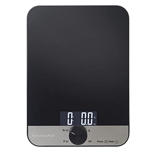 KitchenAid 11lb Digital Glass Top Kitchen Scale