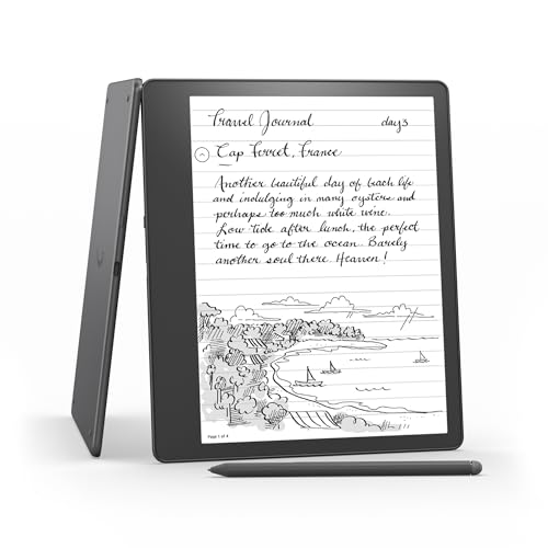 Kindle Scribe (2022 release) - 32 GB, the first Kindle and digital notebook, all in one, with a 10.2" 300 ppi Paperwhite display, with built-in notebook summarisation. Includes Premium Pen