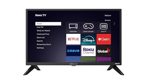 PROSCAN 24" ROKU Television, 720p, Black