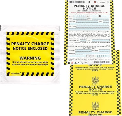 Panda Loco AWESOME Realistic Official Looking Novelty Joke Prank Funny Parking Ticket (1 X Ticket Set)