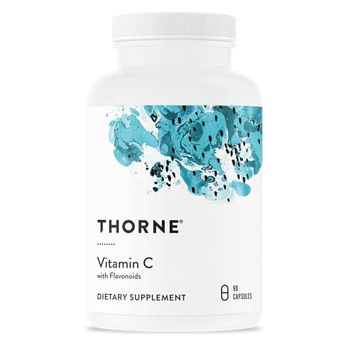 THORNE Vitamin C - Blend of Vitamin C and Citrus Bioflavonoids from Oranges - Support Immune System, Production of Cellular Energy, Collagen Production and Healthy Tissue* - Gluten-Free - 90 Capsules