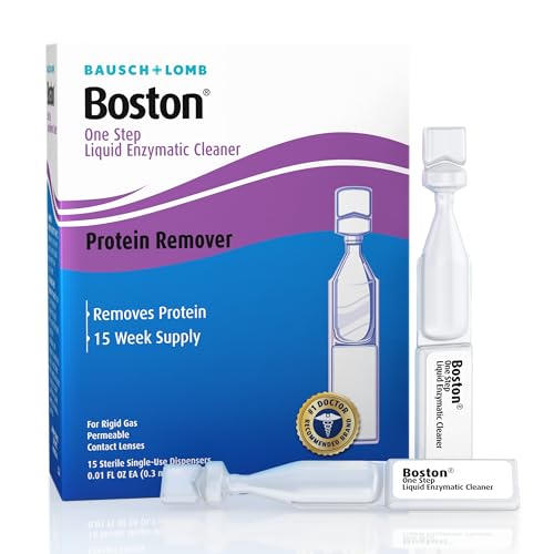 Boston One Step Liquid Enzymatic Cleaner � from Bausch + Lomb, 15 Sterile Single-Use Dispensers