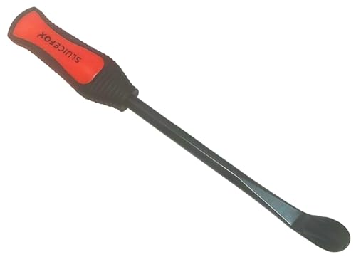 Sluice Fox Huntley Spoon Prospecting Crevice Tool Scoop Scraping Tool for Gold panning Kits; 11 inch Heavy Duty Scraping Spoon pry bar with paydirt Spoon tip