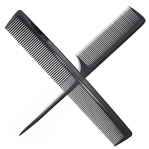 Hair Combs - Fine Teeth Hair Dressing Comb and Teasing Comb for Men and Women