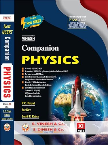 Vinesh Companion Physics Class XI Vol. I, II (CBSE session 2022-23)