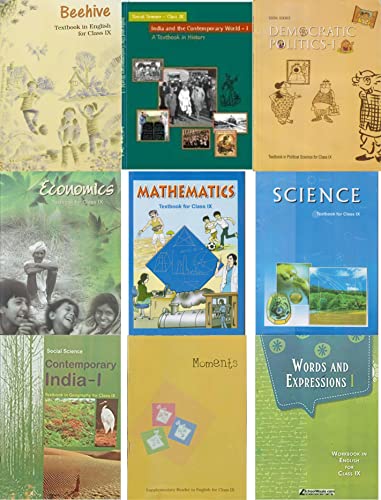 KENDRIYA VIDYALAYA SCHOOL NCERT BOOK SET CLASS - 9 ( BEEHIVE , MOMENTS , WORD AND EXPRESSIONS , SCIENCE , MATHS , HISTORY , GEOGRAPHY , ECONOMICS , POLITICAL ) 2022 EDITION