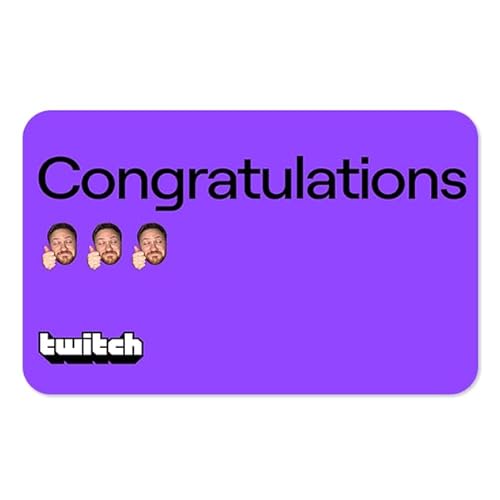 Twitch eGift Card - (CA Only) - Congrats