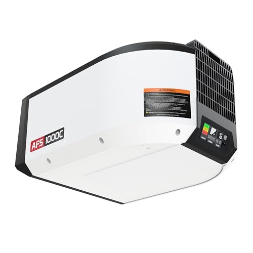 JET Air Filtration System, 1-Micron Filter, 1000 CFM, 120V 1Ph (Model AFS-1000C)