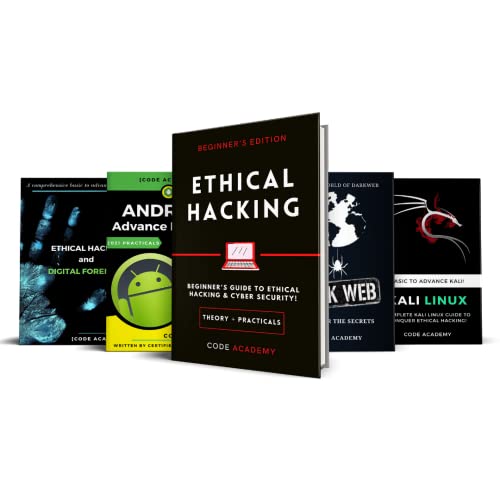 Ethical Hacking All-in-One Bundle (Set of 5 Books) | Ethical Hacking | Kali Linux | Darkweb | Android Hacking | Digital Forensics (Spiral-Bound)
