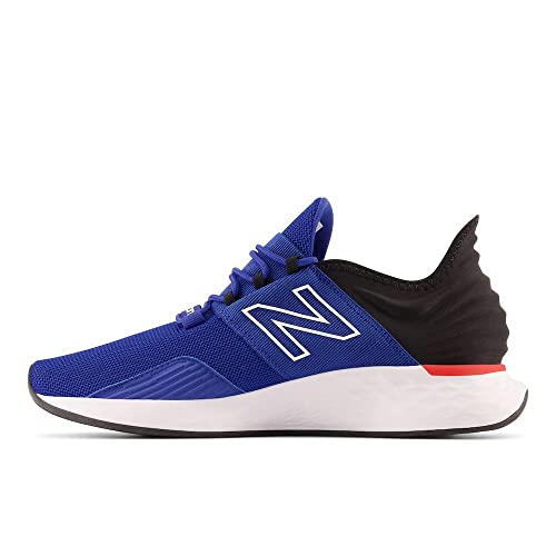 New Balance Men's Fresh Foam Roav V1 Running Shoe, Team Royal/Neo Flame/Black, 10