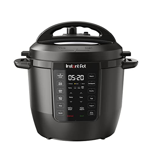 Instant Pot RIO, 7-in-1 Electric Multi-Cooker, PressureCooker, SlowCooker, RiceCooker, Steamer, Sauté, Yogurt Maker, & Warmer, Includes App With Over 800 Recipes, 6 Quart