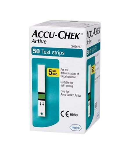 Accu-Chek Active Strips, Pack of 50 (Multicolor)