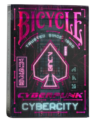 Bicycle Cyberpunk Cybercity Premium Playing Cards, 1 Deck, 62,5 x 88 mm