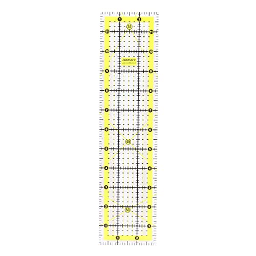 Isomars Garment Patchwork Quilting Ruler - 3" x 12" | Quilting Rulers for Fashion Designing