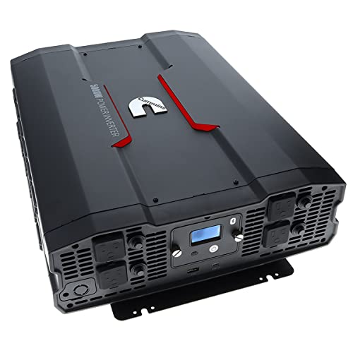 Cummins 5000 Watts Inverter Modified Sine Wave Truck Inverter 12 Volts to 110 Volts Four AC Outlets Two USB Ports (Plus Cable Kit)- CMN5000W - Inverters for Vehicles, Van Life, Camping