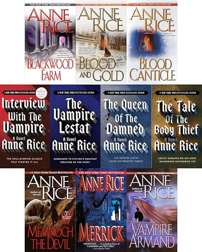 Vampire Chronicles Series 10 Books Set (Book #1 - Book #10)