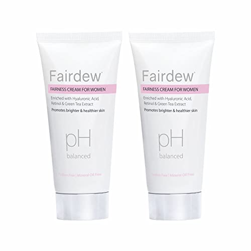 Fairdew Fairness Cream for Women |Reduces Age Spots, Fine Lines| pH Balance|Paraben Free| For All Skin Types | 50 gm (Pack of 2)