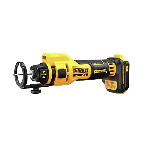 DEWALT 20V MAX* XR Cordless Drywall Saw, Brushless Drywall Cut-Out Tool, Tool Only (DCE555B)