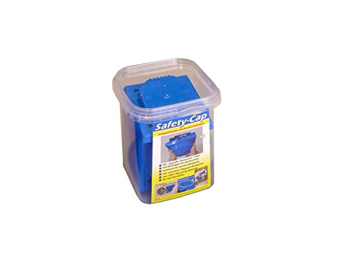Safety-Cap - 5er Box - magnetische Steckdosenabdeckung - passt für alle Schaltergeräte-Hersteller - Magnet-Lift-Funktion - Spritzwassergeschützt IPX4