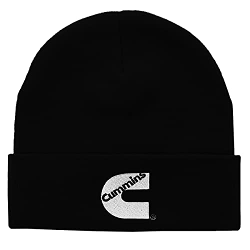 Cummins Herren Mütze Beanie, Schwarz, One Size