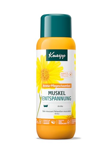 Kneipp Aroma-Pflegeschaumbad Muskel Entspannung - mit wertvollem Extrakt der Arnika - 400 ml