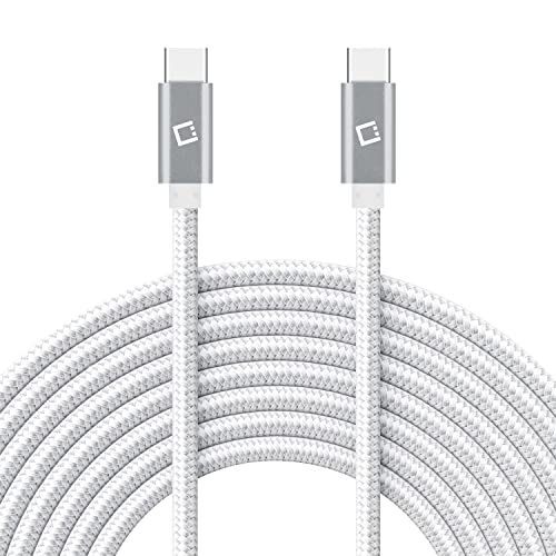 Dual USB-C/PD 60W Fast Charging Cord Compatible with Realme GT 2Pro Plus 5Gbps Data Transfer for Power Delivery Hi Capacity Charging (Black)