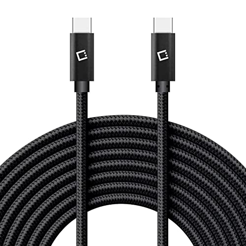 Dual USB-C/PD 60W Fast Charging Cord Compatible with Realme GT Neo3 Plus 5Gbps Data Transfer for Power Delivery Hi Capacity Charging (Black)