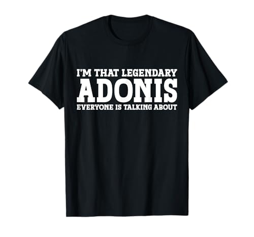 Adonis Personal Name Funny Adonis T-Shirt