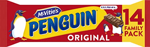 McVitie's Penguin Original Milk Chocolate Family Pack, (18 x 14 Twin Packs)