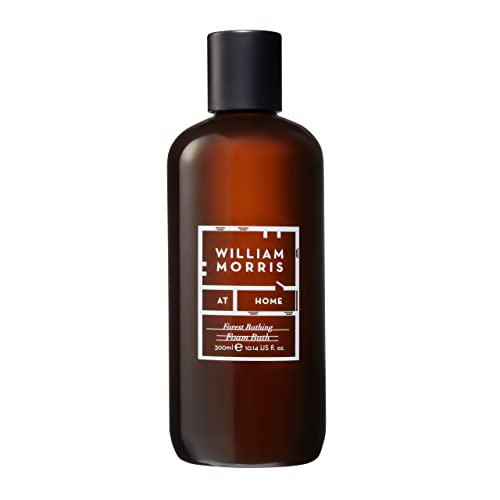 William Morris At Home Forest Bathing Moisturising Bath Foam Spa | Enriched with Vitamins A and E | Cruelty Free and Vegan Friendly | 300ml